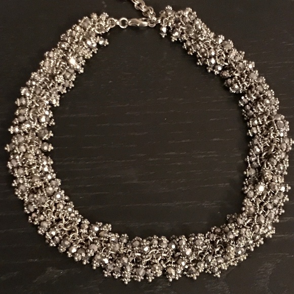 Jewelry - Vtg. Rhinestone Necklace 15"with 2" Extender Mint